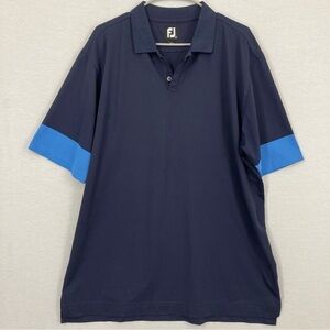 FootJoy Navy Blue Golf Short Sleeve Polo Shirt XL